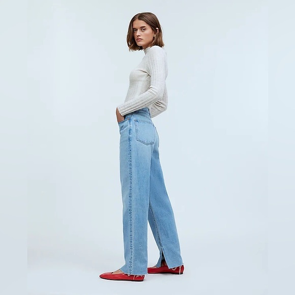 Madewell Tall Baggy Straight Seebald Wash: Raw-Hem Edition - Picture 3 of 3